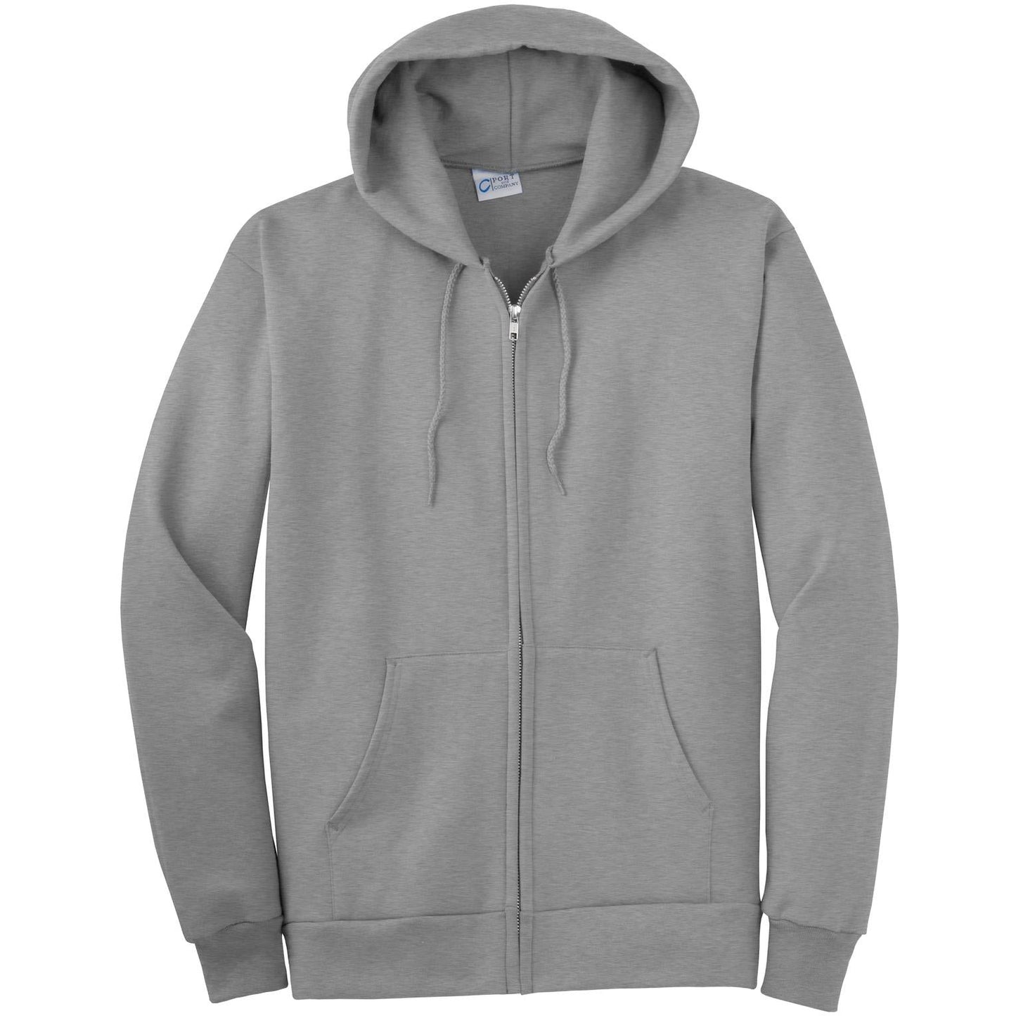 Port & Company® Tall Essential Fleece Full-Zip Hooded Sweatshirt